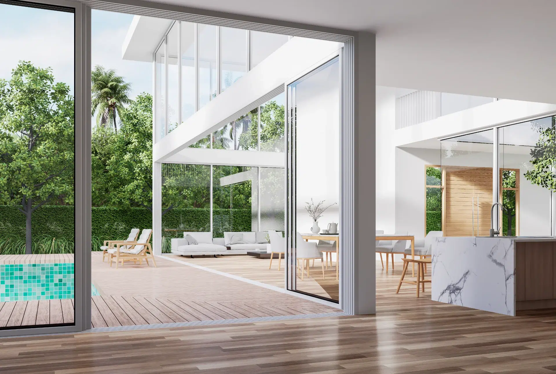 VLX 138 Panoramic Sliding Door in San Diego, CA | Westlight Windows San Diego - detail 1